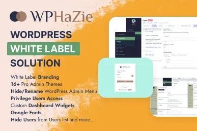 WordPress Admin Theme - WPHazie