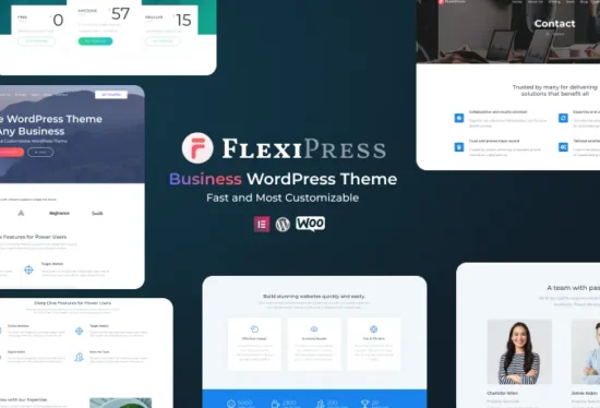 Flexipress Business Free WordPress theme