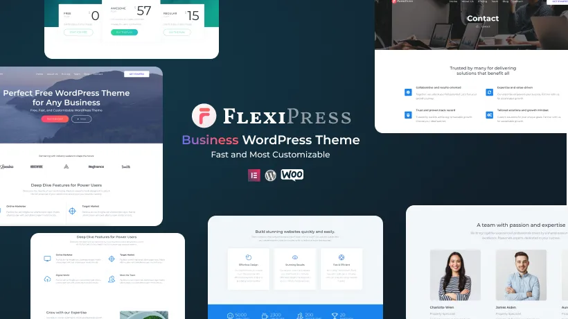 Flexipress Business Free WordPress theme